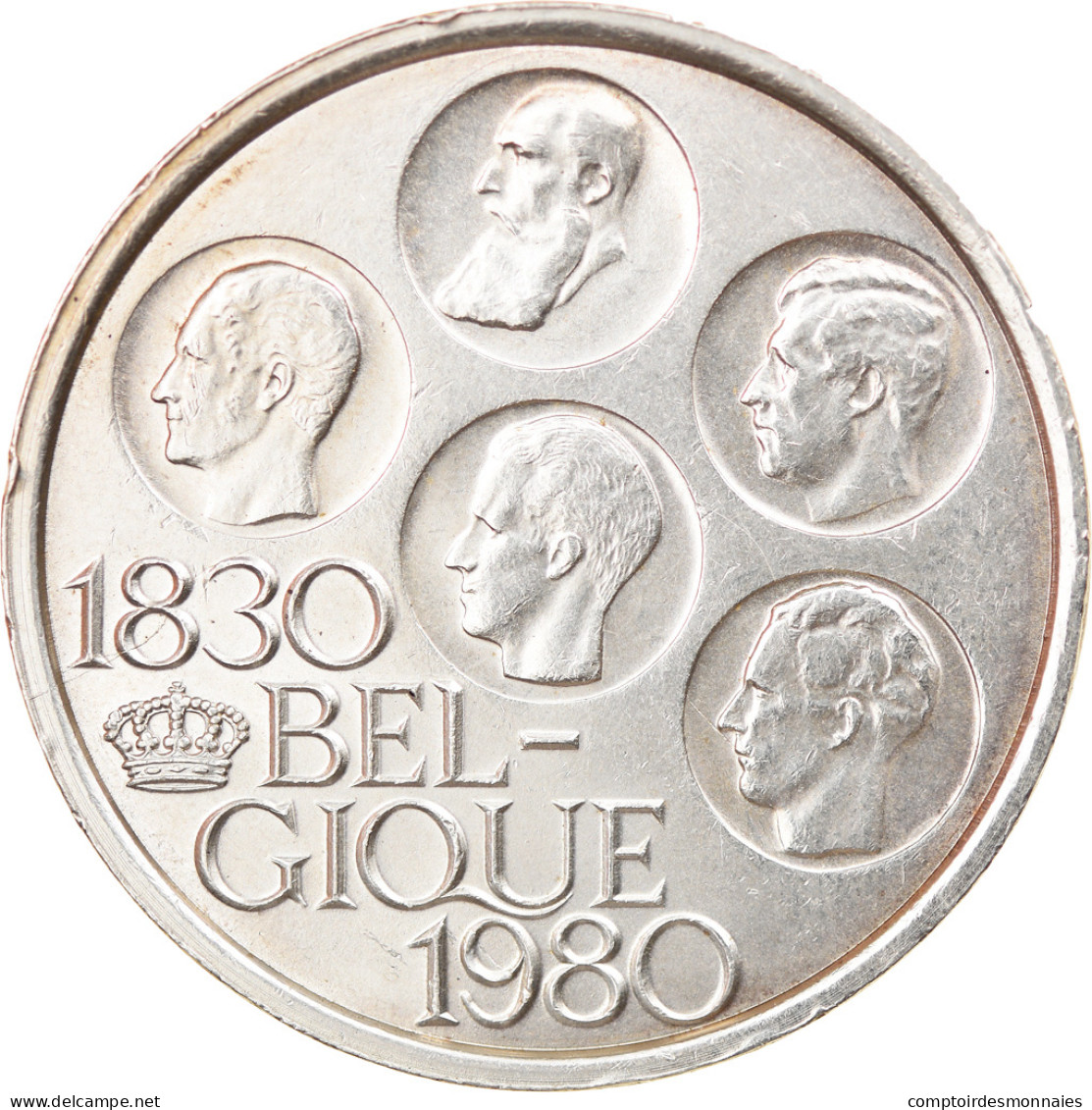 Monnaie, Belgique, 500 Francs, 500 Frank, 1980, Bruxelles, TTB+, Silver Clad - 500 Frank