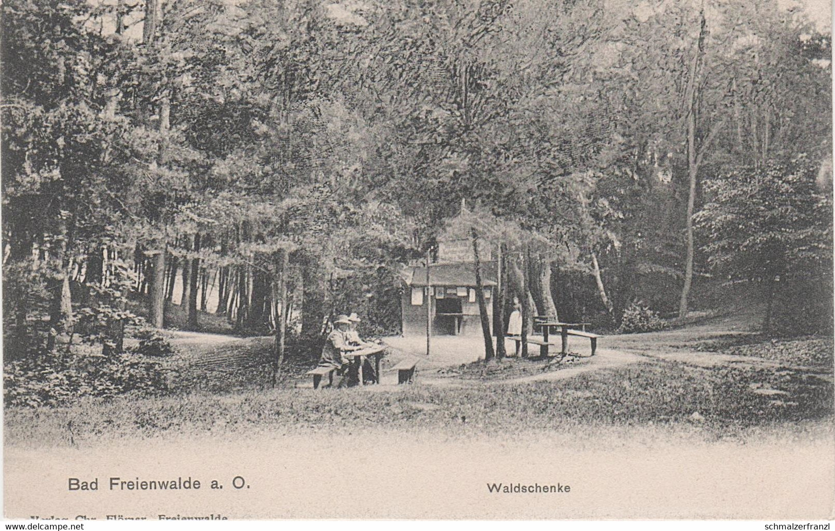 AK Bad Freienwalde Oder Waldschenke Waldschänke Gasthaus Baude Imbiß A Altranft Falkenberg Wriezen Oderberg Eberswalde - Bad Freienwalde