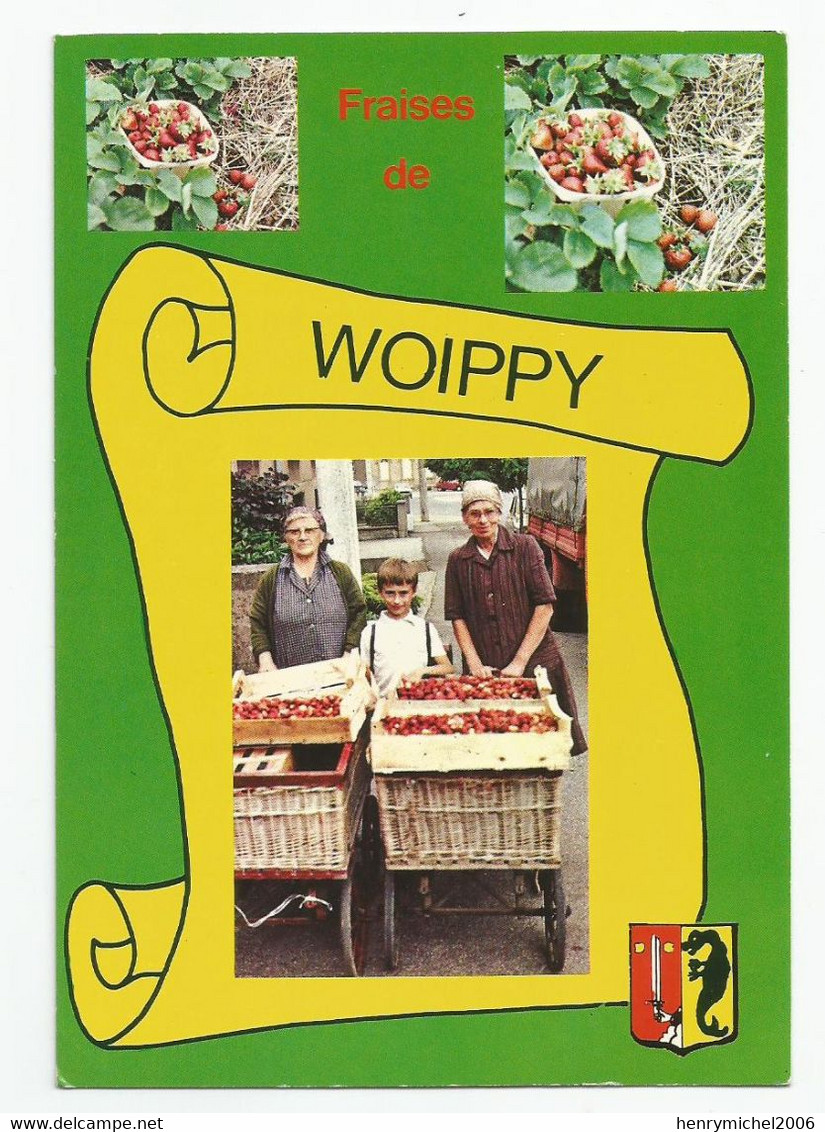 57 Moselle Woippy Marchandes De Fraises Métier Marché - Andere & Zonder Classificatie