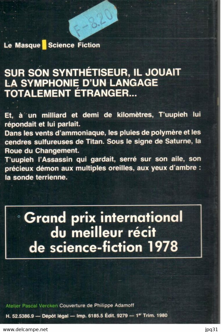 Joan D. Vinge - Les Yeux D’ambre - Le Masque Science Fiction 102 - Le Masque SF