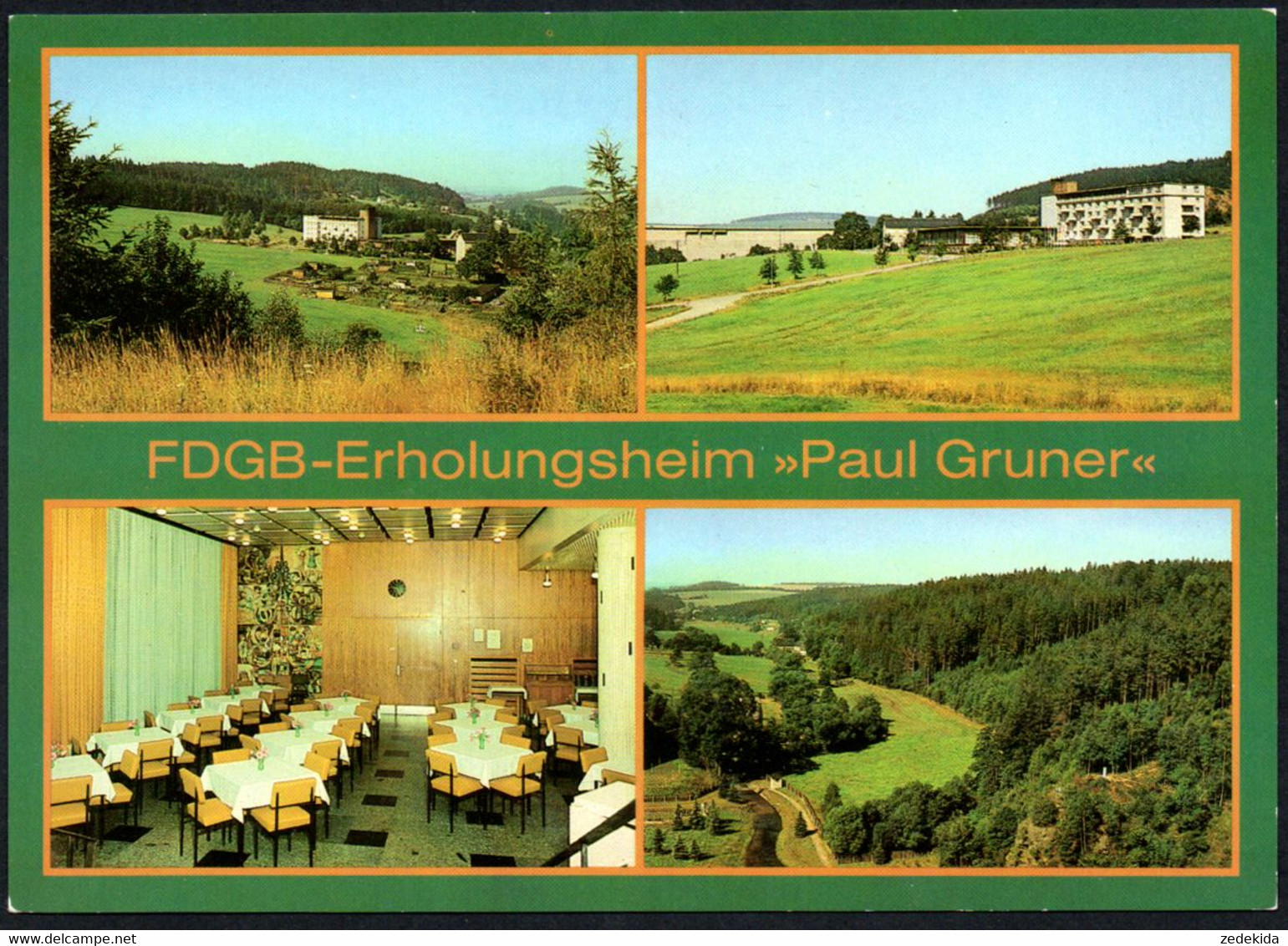 E8390 - TOP Cämmerswalde OT Rauschenbach FDGB Heim Paul Grunder - Bild Und Heimat Reichenbach - Brand-Erbisdorf