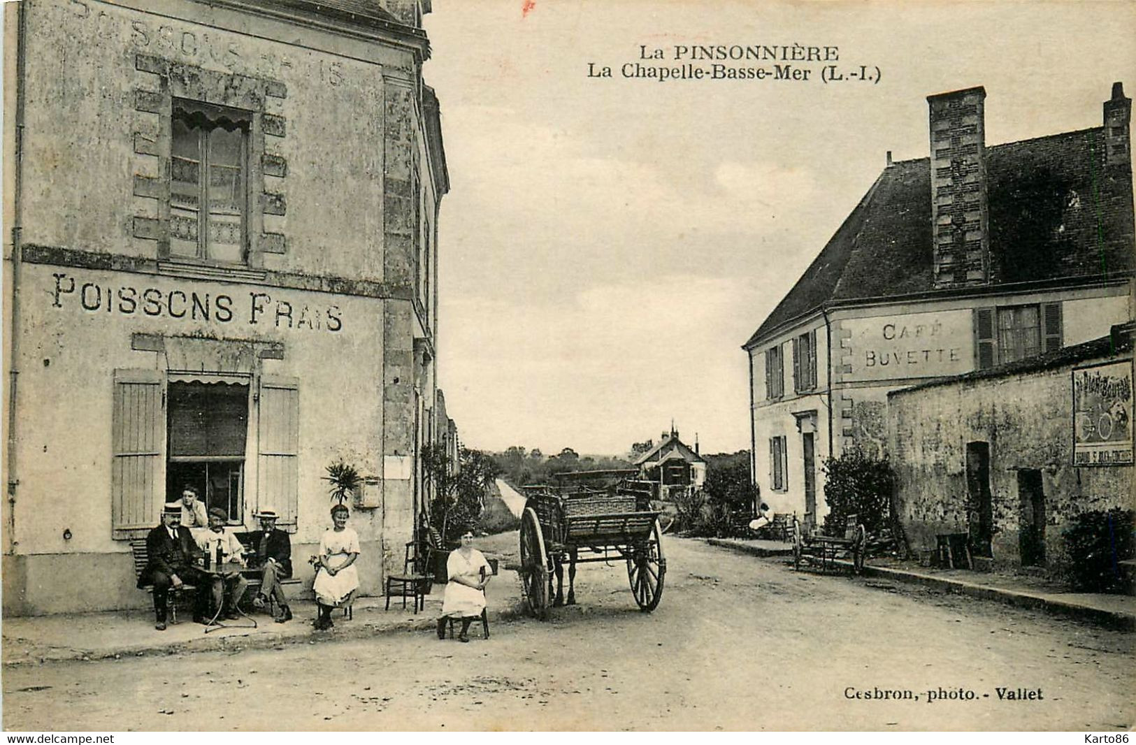 La Chapelle Basse Mer * La Pinsonnière * Café Buvette * Poissonnerie Poissons Frais * Attelage - La Chapelle Basse-Mer