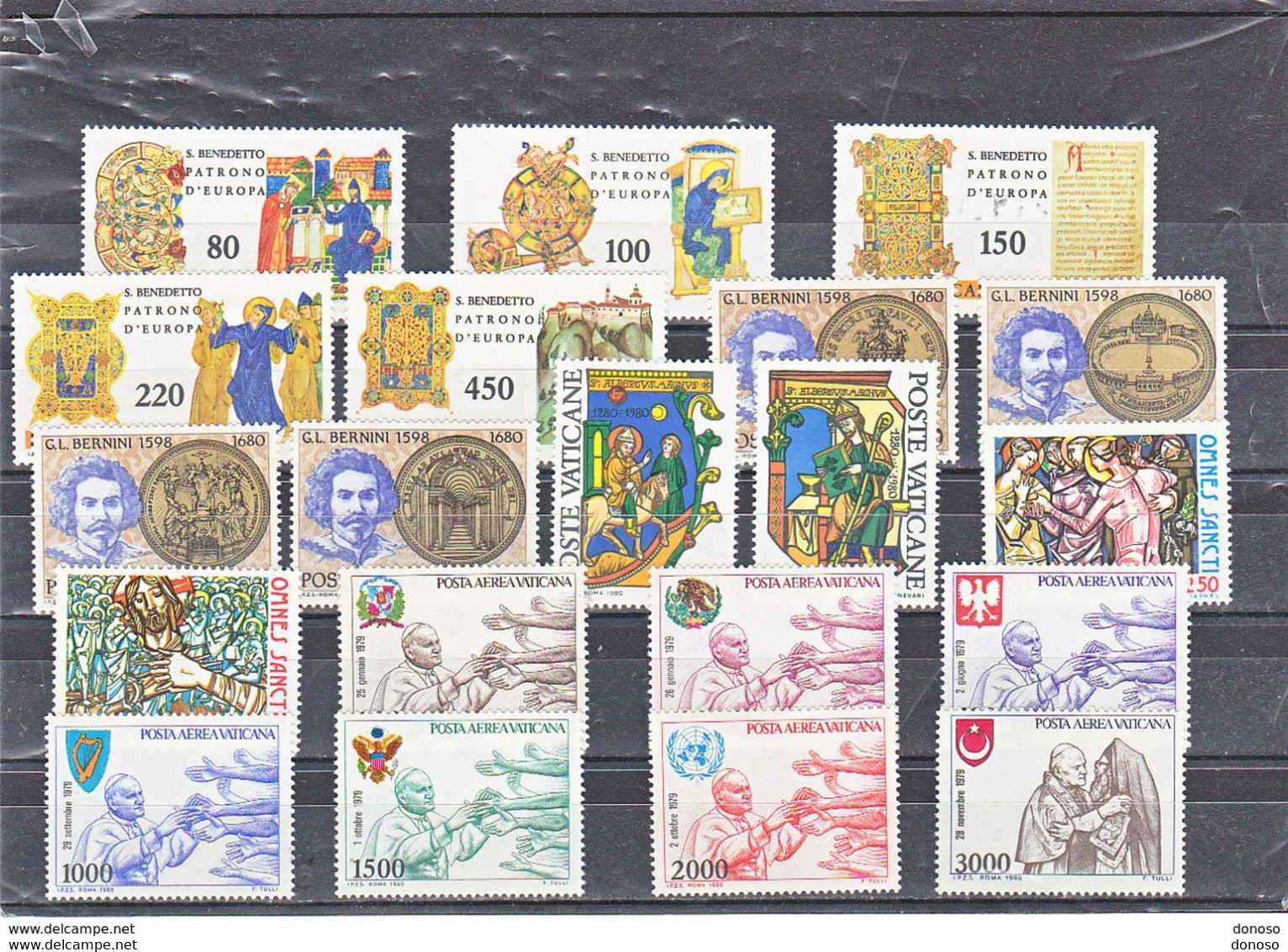 VATICAN 1980 Année Complète Yvert 689-701 + PA 66-72 NEUF** MNH - Nuovi