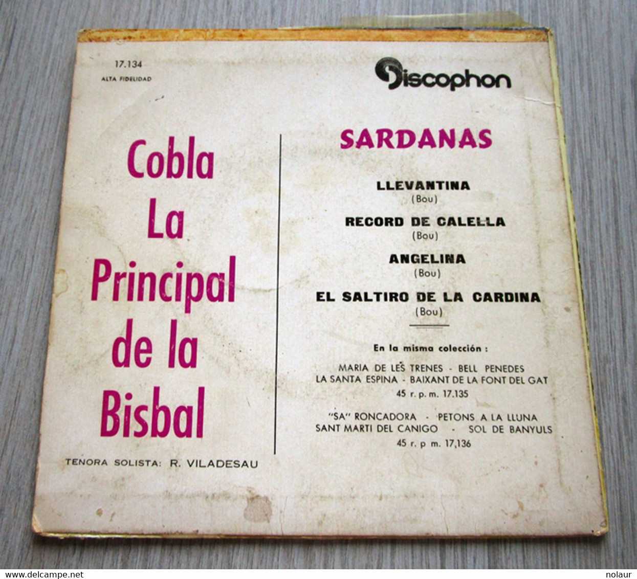 Cobla La Principal De La Bisbal ‎– Sardanas - Other - Spanish Music