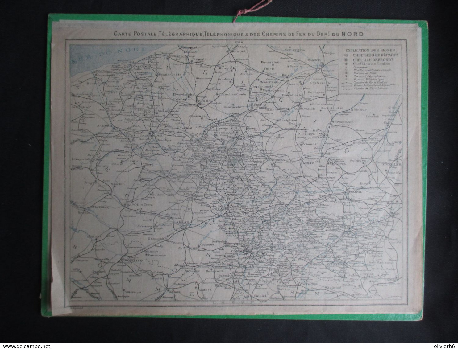 CALENDRIER (V2101) ALMANACH DES POSTES ET DES TELEGRAPHES 1928 (7 Vues) Département Du NORD - Grand Format : 1921-40