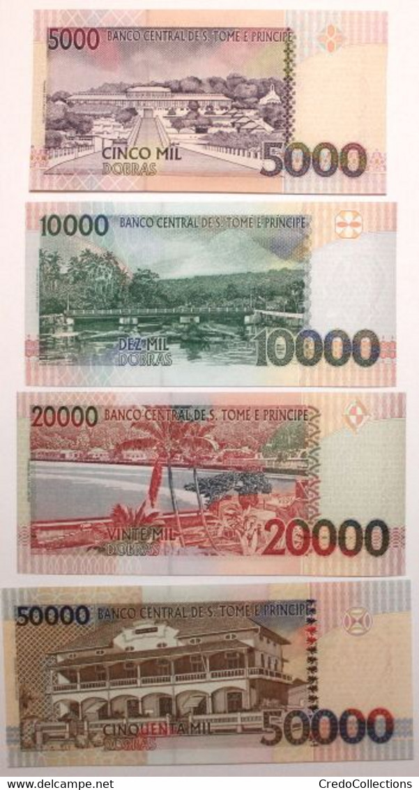 Sao Tome Et Principe - 5000, 10000, 20000 & 50000 Dobras - 1996 - PICK 65a/66a/67a/68a.1 - NEUF - Sao Tome And Principe