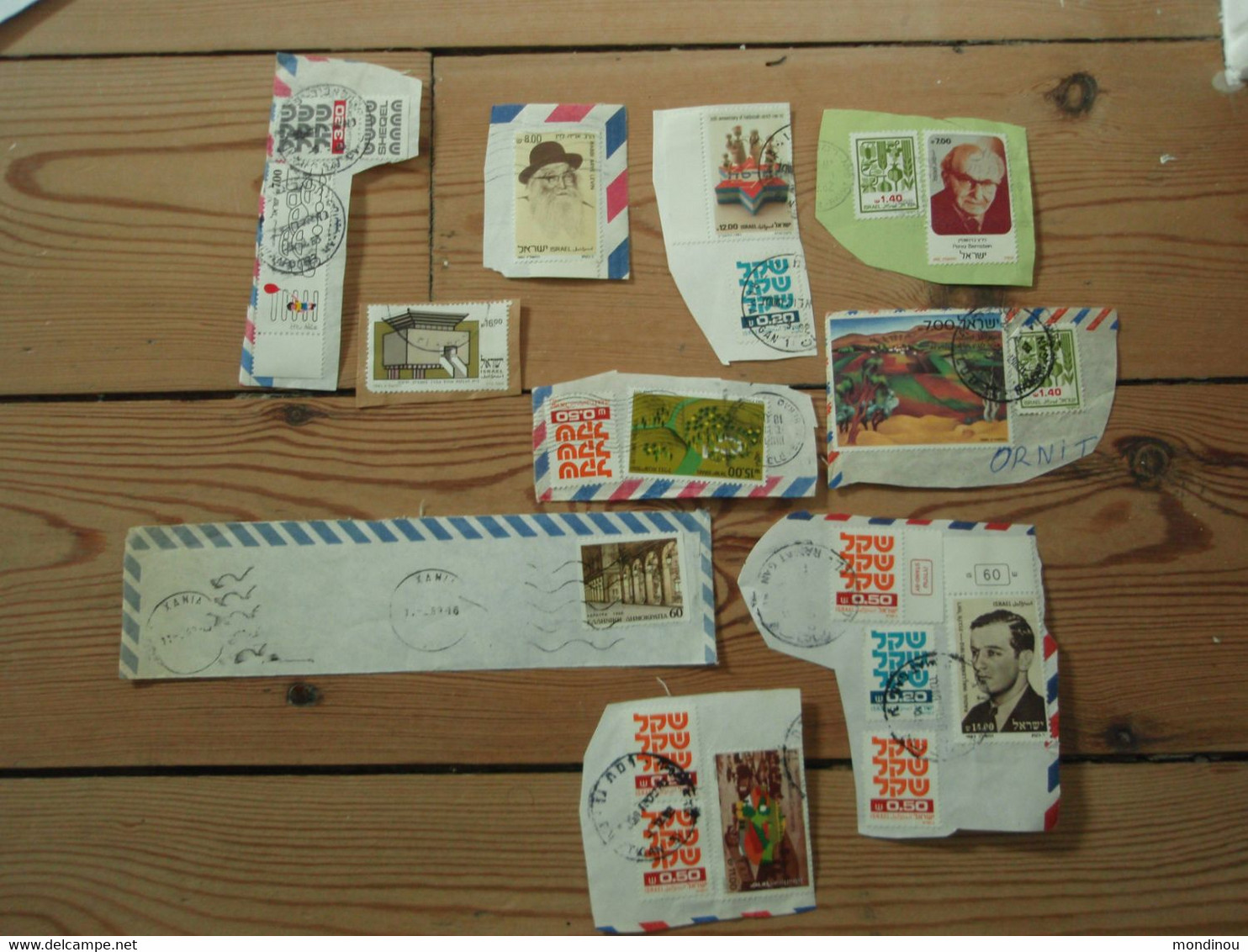 Timbres Israël - Used Stamps (with Tabs)