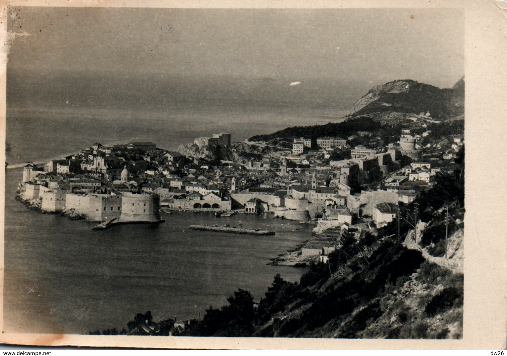 Dubrovnik (Croatie) Vue Générale (Opći Pogled) Carte-photo Putnik N° 320 - 1952 - Croatia