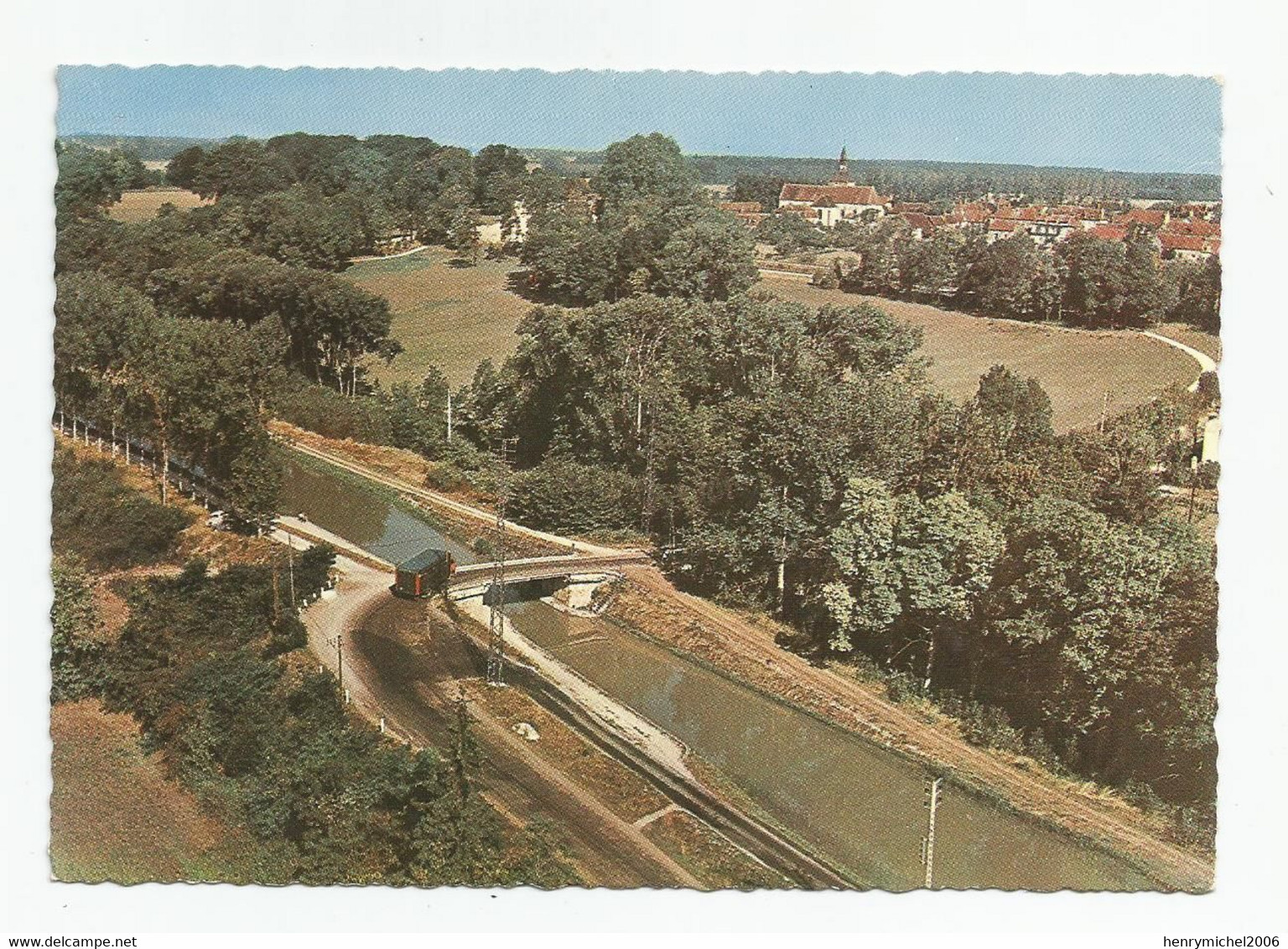 89 Yonne Flogny Le Canal De Bourgogne Et Vue Panoramique Ed Sofer - Flogny La Chapelle