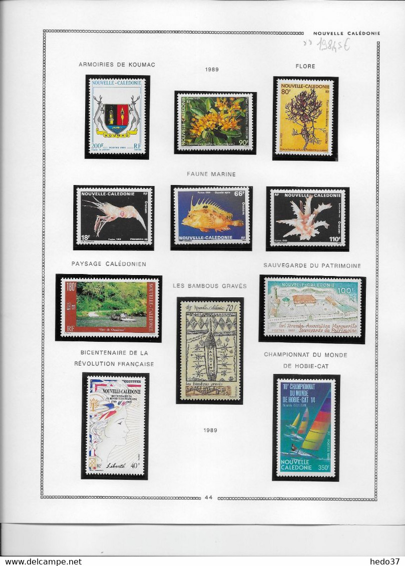 Nouvelle Calédonie - Collection Vendue Page Par Page - Timbres Neufs ** Sans Charnière - TB - Collections, Lots & Séries