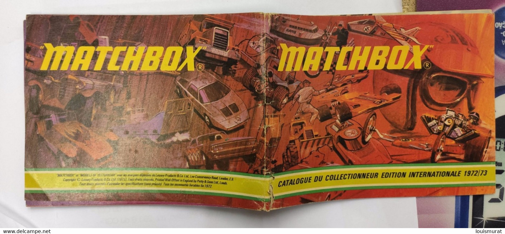 Catalogue Voitures Matchbox 1972 1973 Edition Internationale - Rare - Catalogues & Prospectus