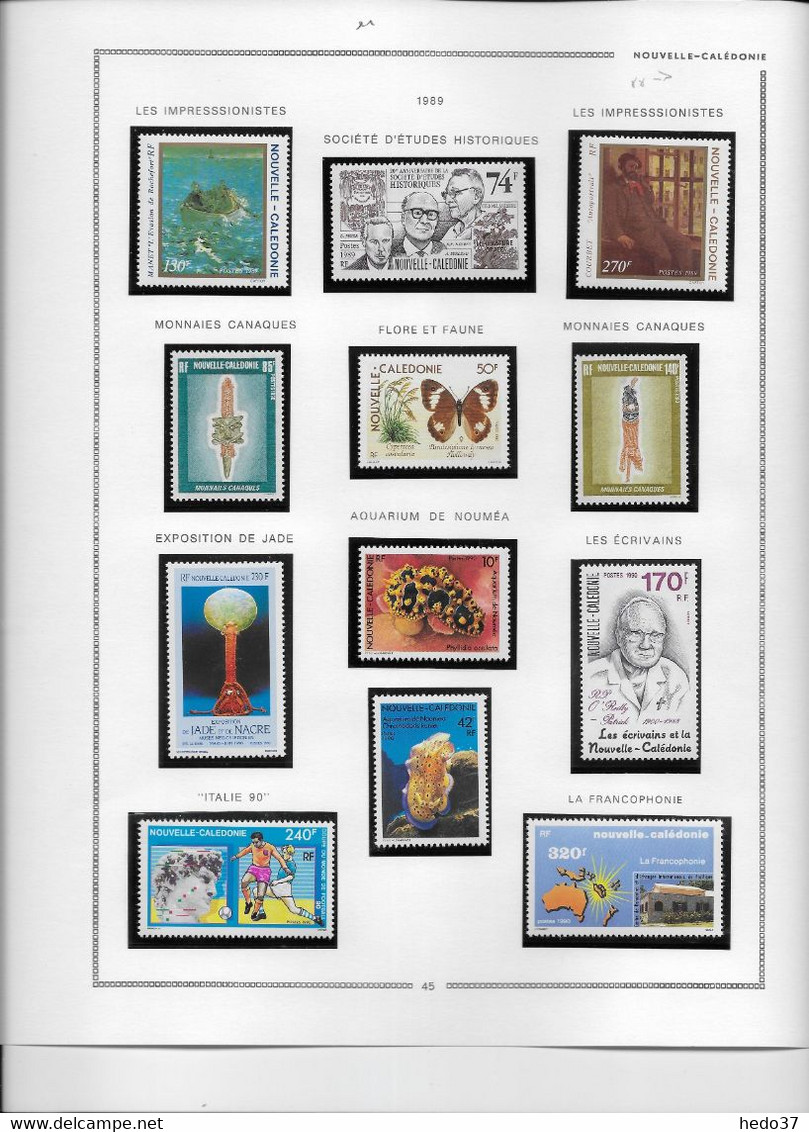 Nouvelle Calédonie - Collection Vendue Page Par Page - Timbres Neufs ** Sans Charnière - TB - Collections, Lots & Séries