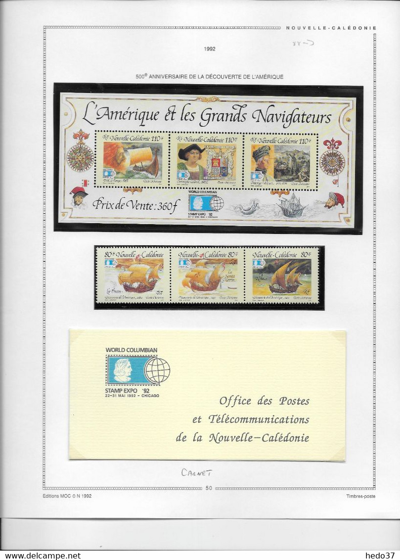 Nouvelle Calédonie - Collection Vendue Page Par Page - Timbres Neufs ** Sans Charnière - TB - Collections, Lots & Series