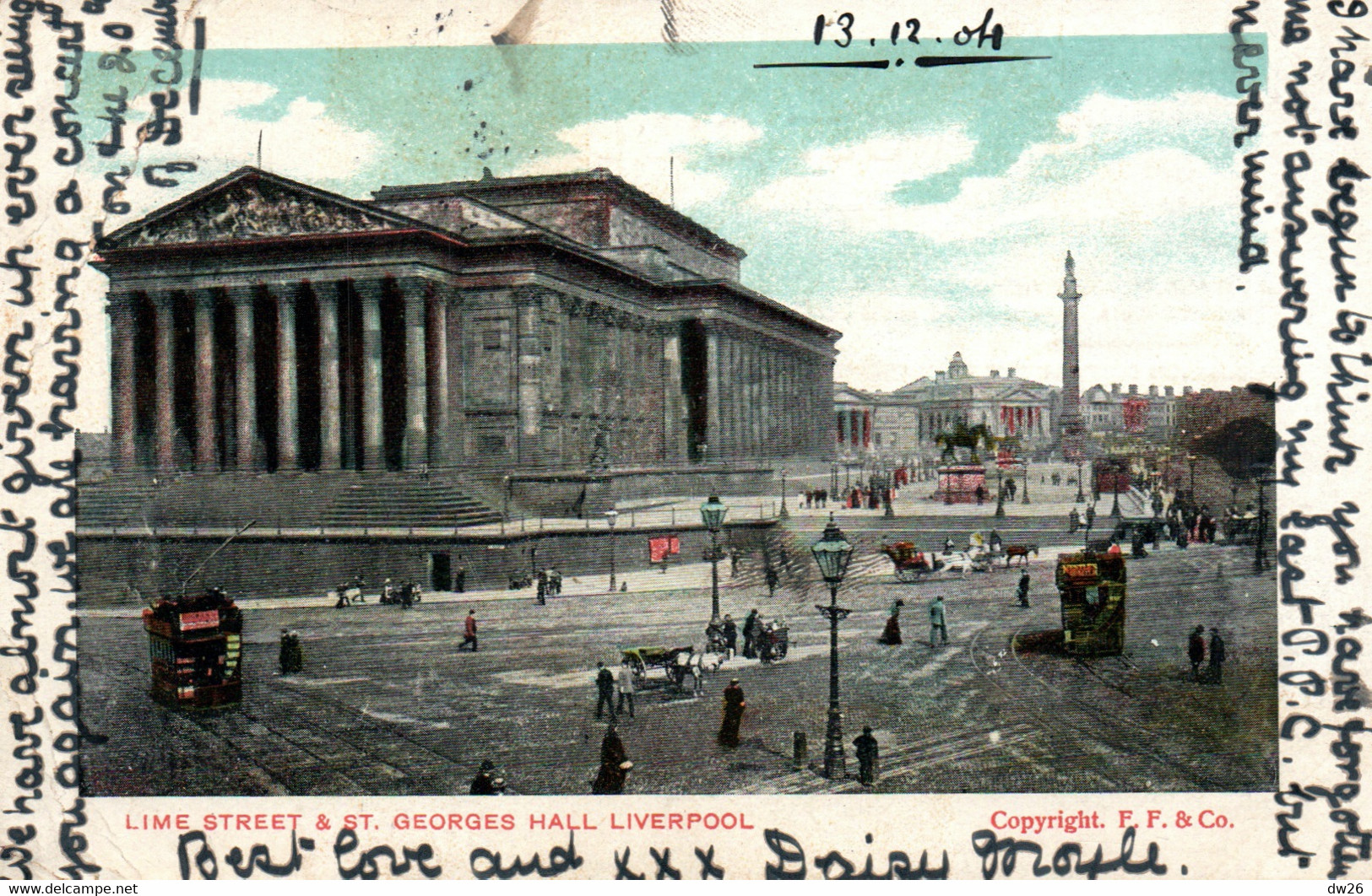 Lime Street & St George's Hall - Liverpool - Copyright F.F. & Co. - Liverpool