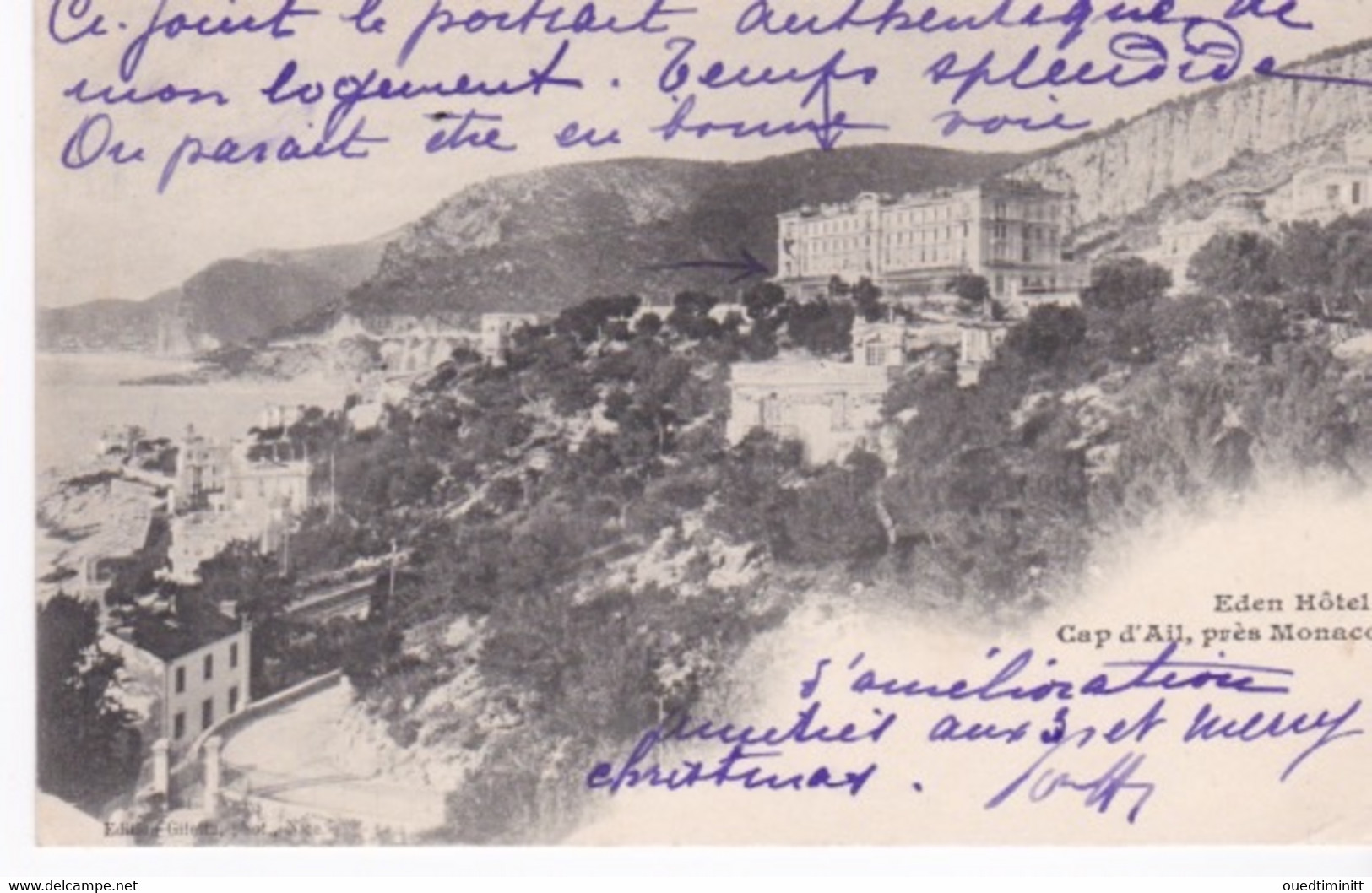 Eden Hôtel Cap D'Ail Près Monaco Précurseur 1902. - Hotels & Restaurants