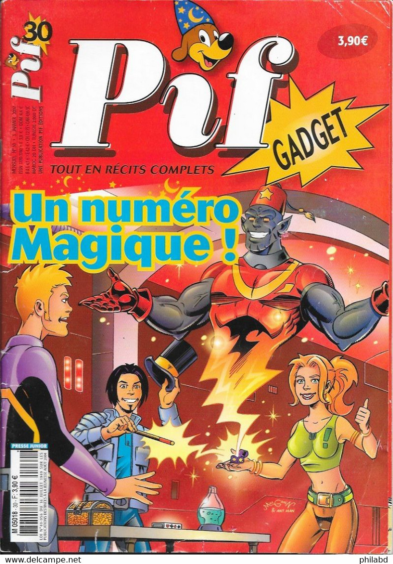 Pif GADGET N°30 (2e édition) - Pif Editions 2007 BE - Pif Gadget