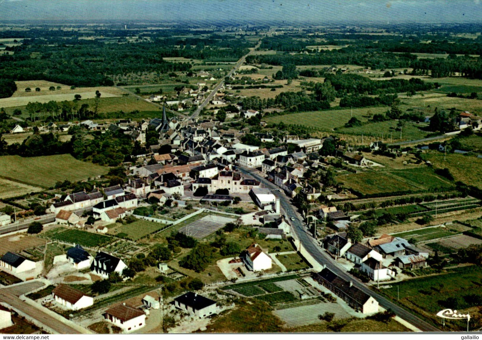 CLERE LES PINS VUE GENERALE AERIENNE - Cléré-les-Pins