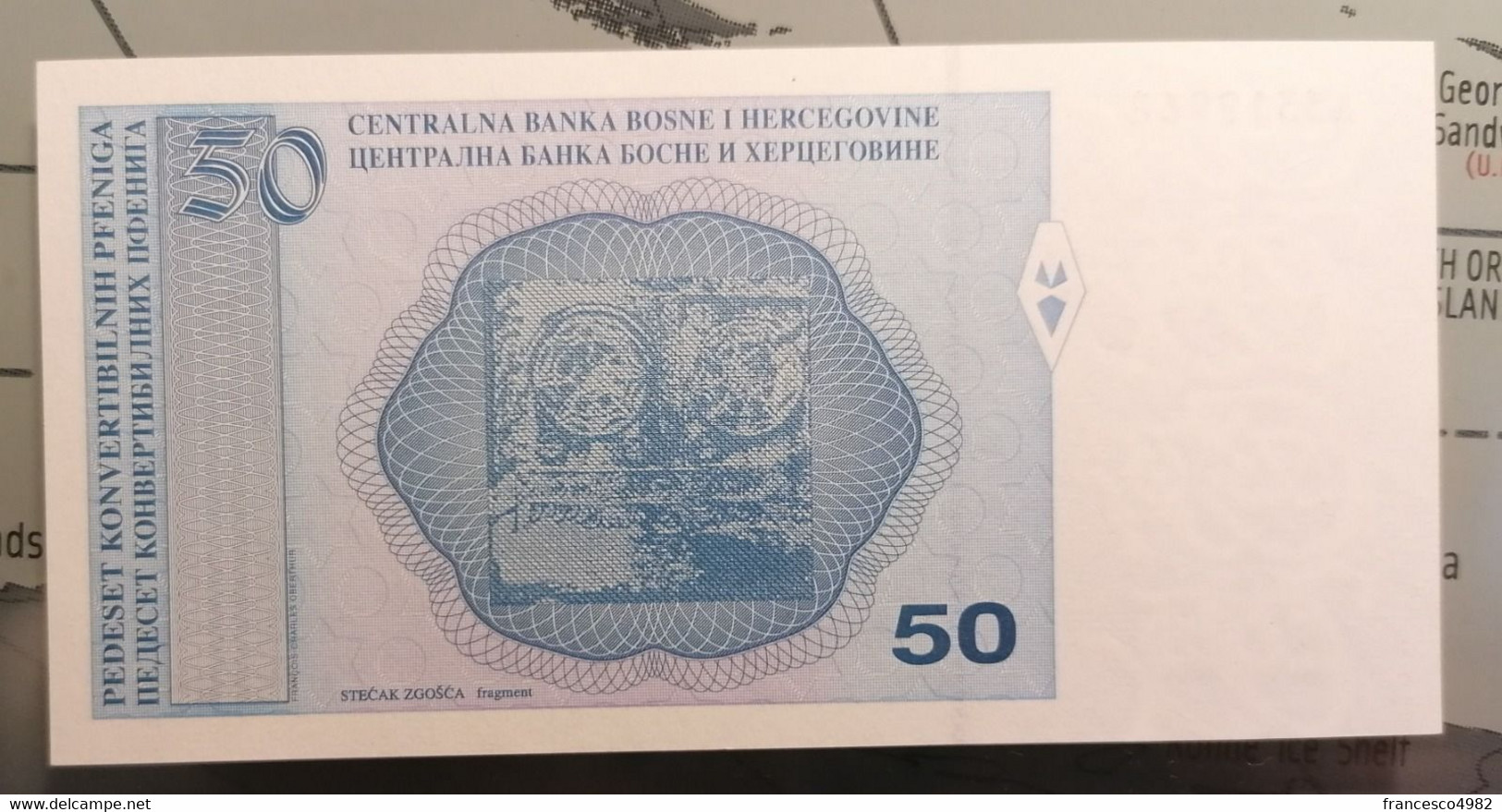 BOSNIA & HERZEGOVINA - P.57a – 50 Konvertibilnih Pfeniga 1998 - UNC - Bosnië En Herzegovina