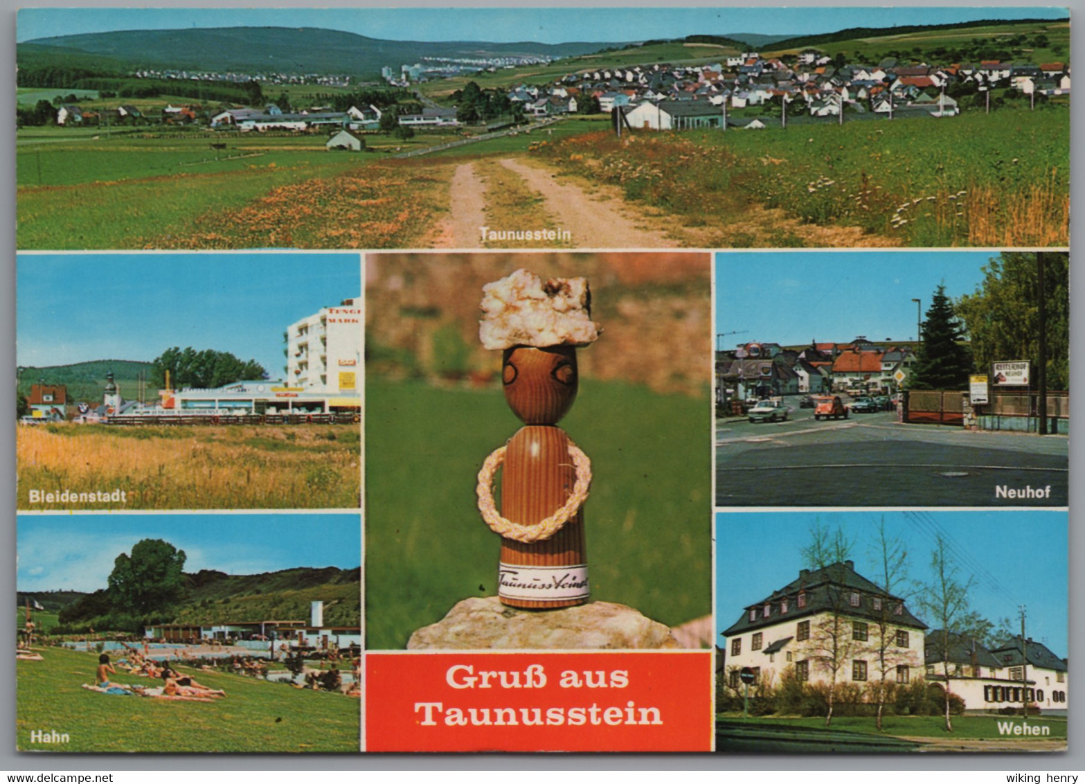 Taunusstein - Mehrbildkarte 3   Bleidenstadt Hahn Wehen Neuhof - Taunusstein