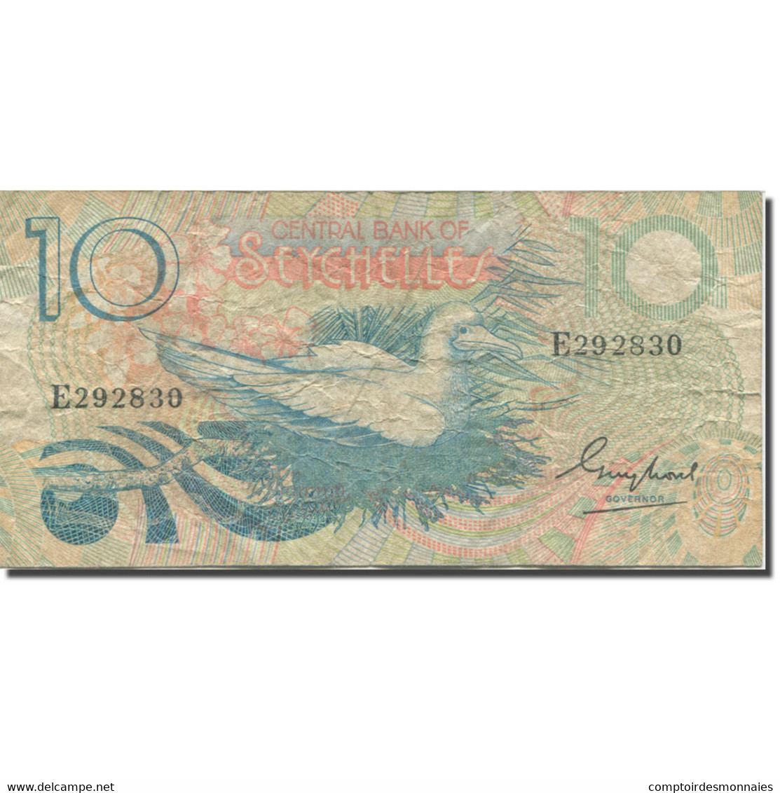 Billet, Seychelles, 10 Rupees, Undated (1983), KM:28a, TB - Seychelles