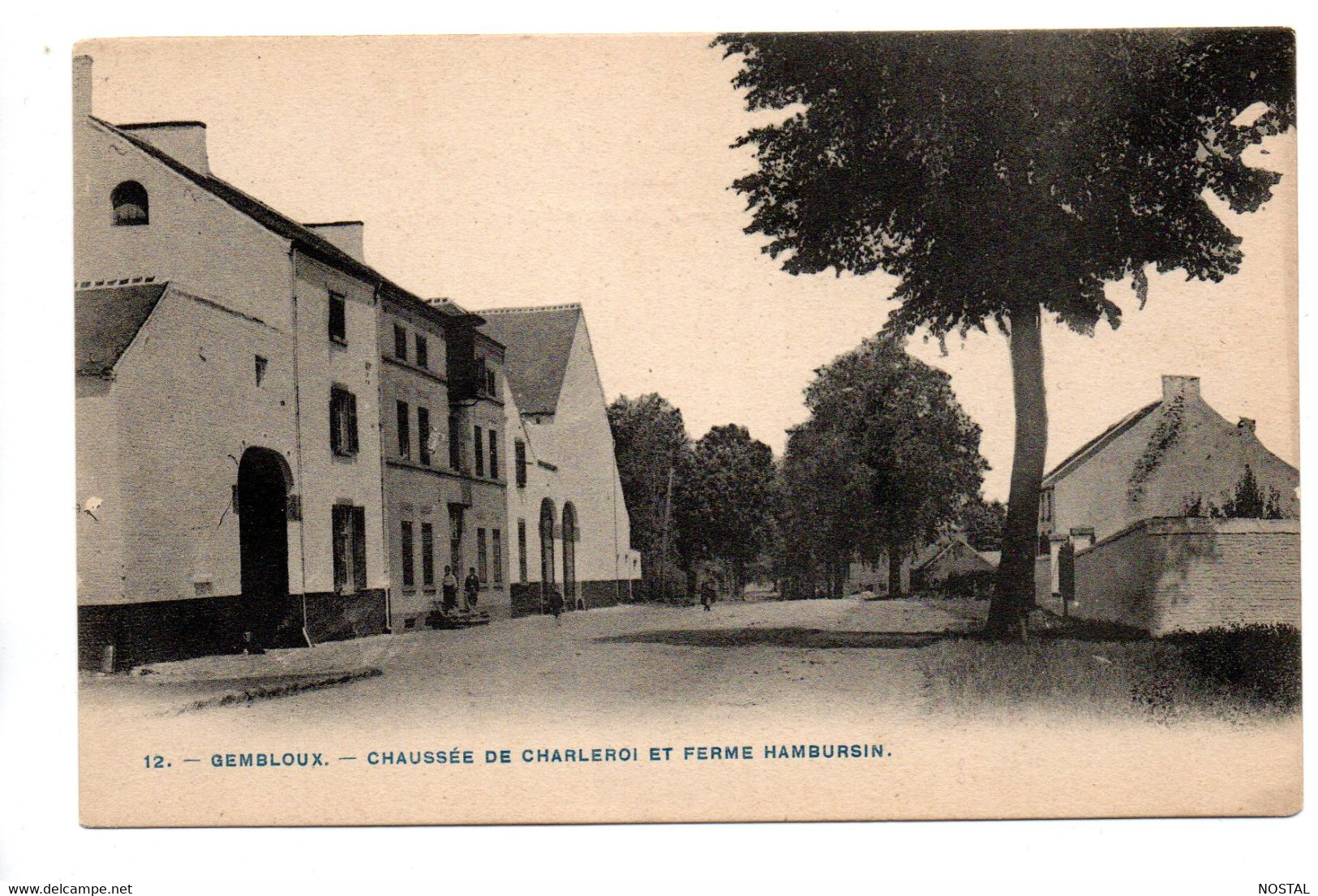 Gembloux: Chaussée De Charleroi Et Ferme Hambursin - Gembloux