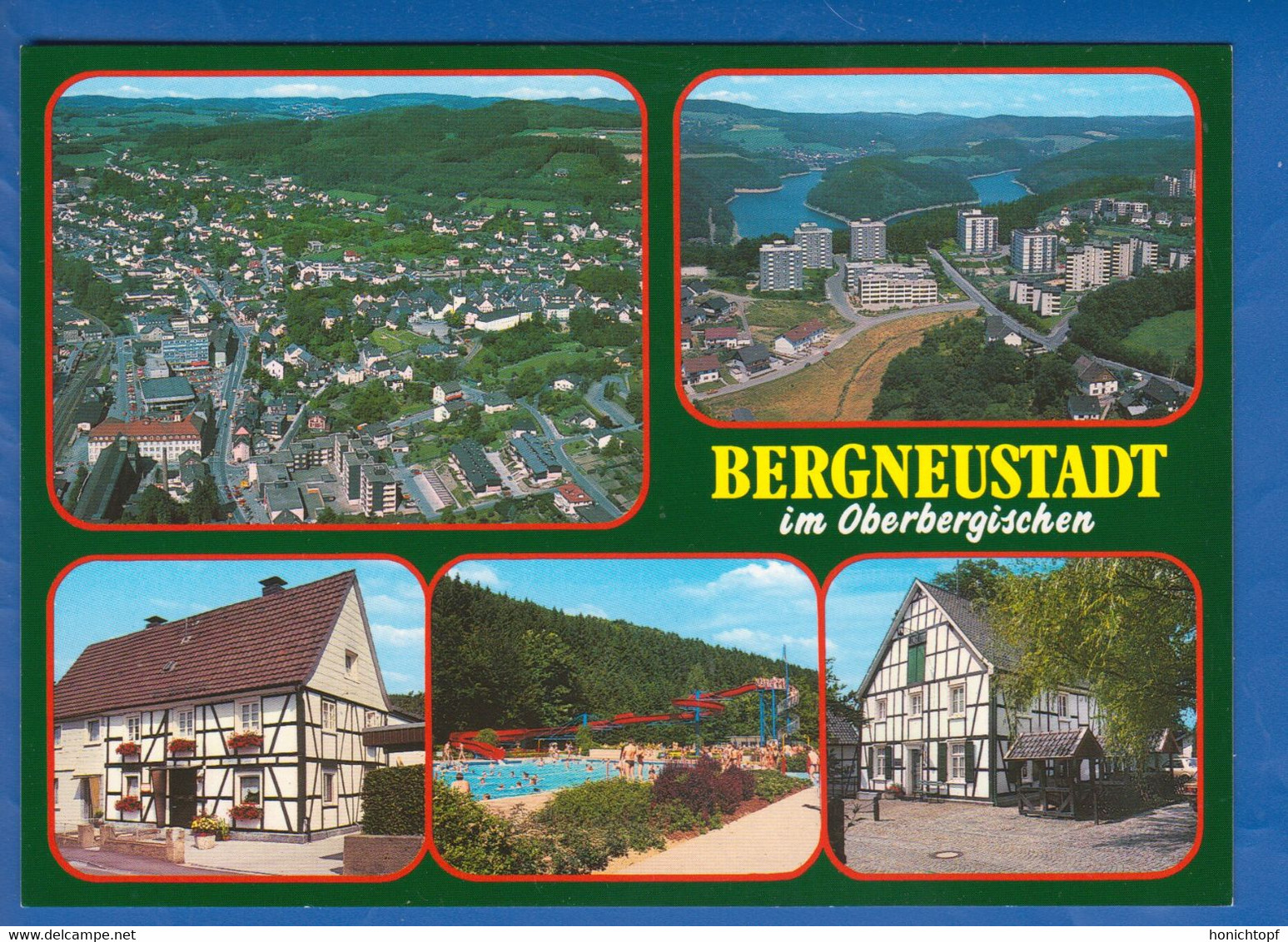 Deutschland; Bergneustadt; Multibildkarte - Bergneustadt