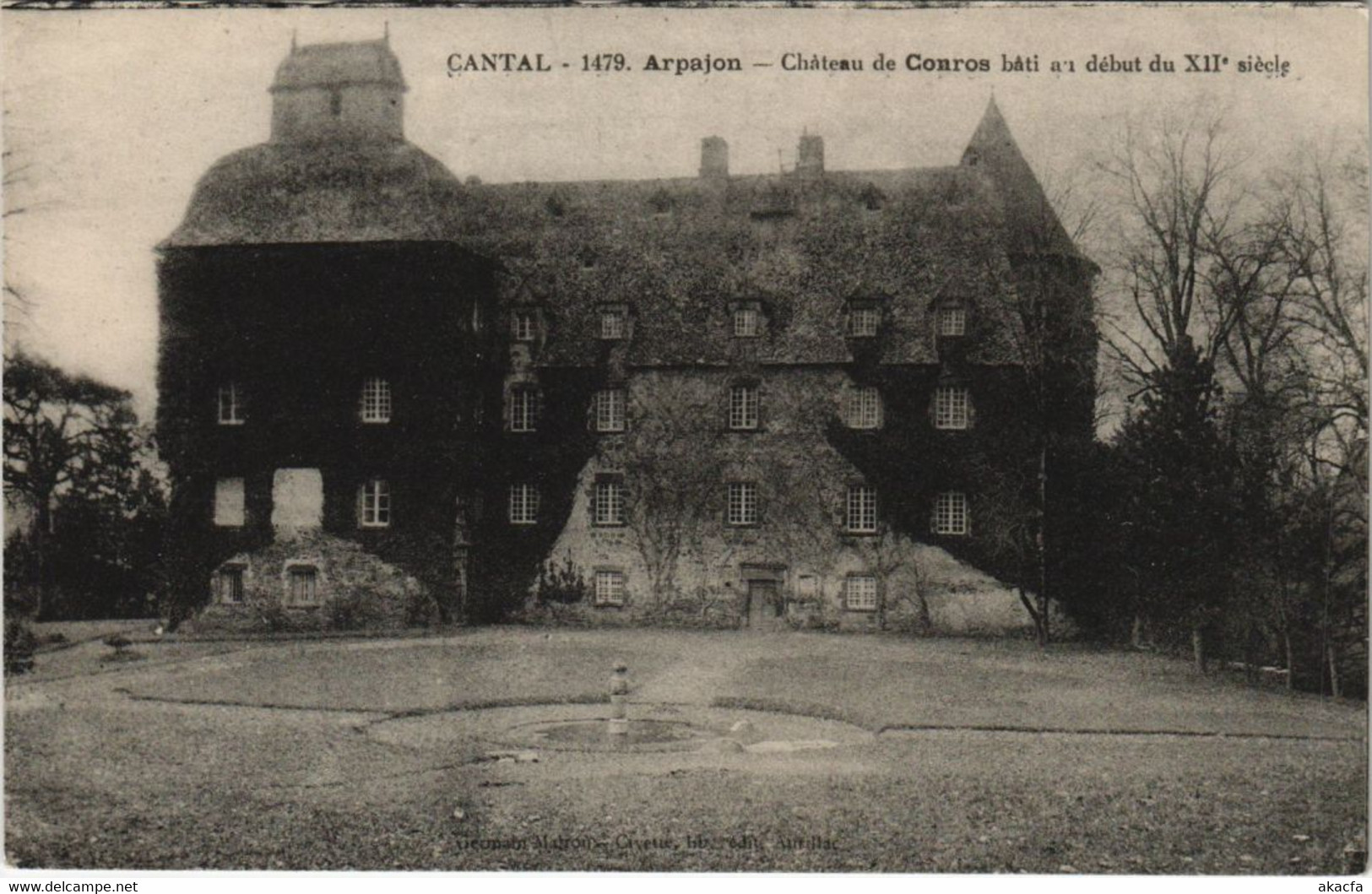 CPA Arpajon Sur Cere Chateau De Conros FRANCE (1054631) - Arpajon Sur Cere