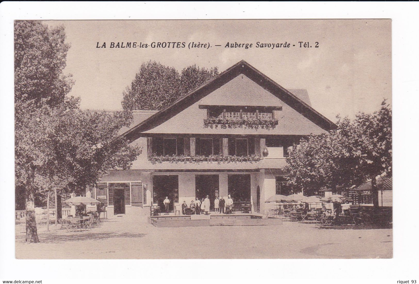 LA BALME - Les - GROTTES - Auberge Savoyarde - Tél. 2 - La Balme-les-Grottes