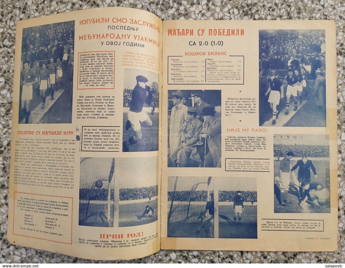 JUGOSLOVENSKA SPORTSKA REVIJA BR.14, 1939 KRALJEVINA JUGOSLAVIJA, NOGOMET, FOOTBALL, KINGDOM YUGOSLAVIA - Livres