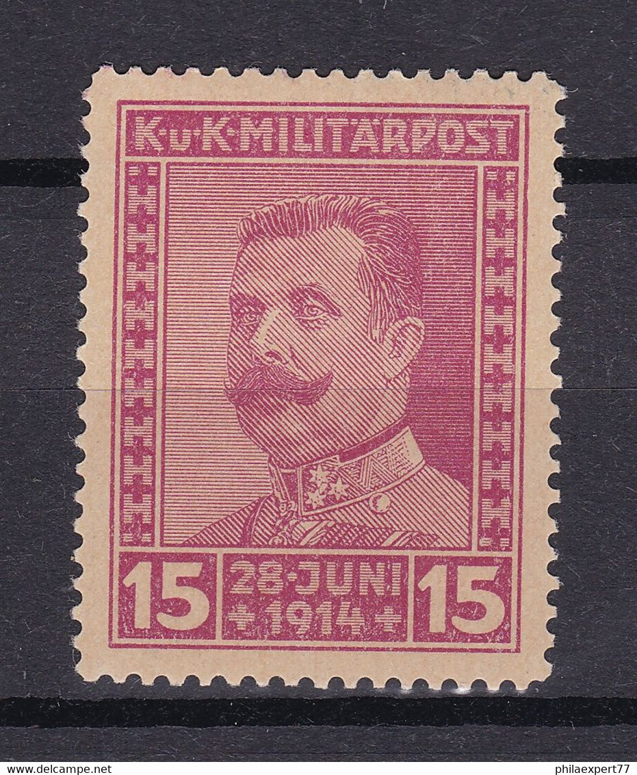 Österreich - Bosnien - 1917 - Michel Nr. 122 P Probe 1 - Ungebr. - Unused Stamps