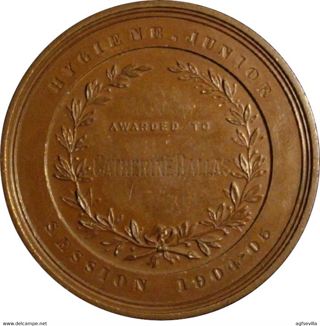 INGLATERRA. MEDALLA HERIOT-WATT COLLEGE. EDINBURGH 1.905. MEDAL - Professionals/Firms