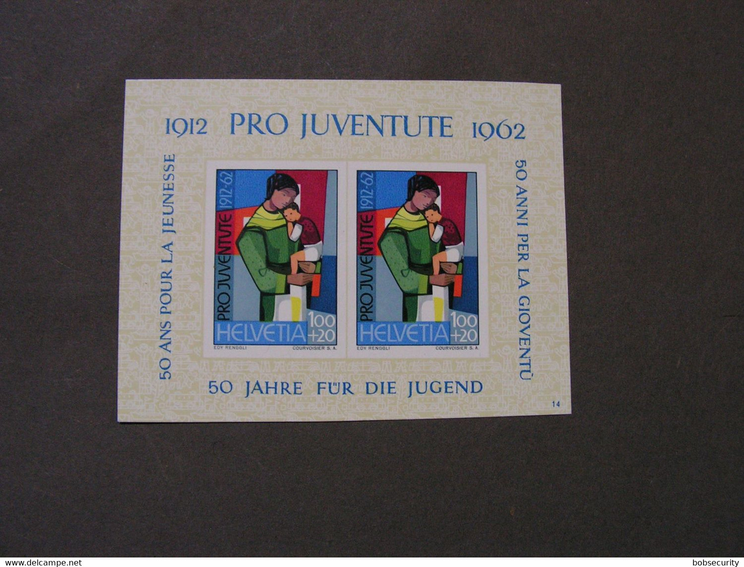 Switzerland 1962 Mi Block 18 MNH PRO JUVENTUTE - Blocks & Kleinbögen