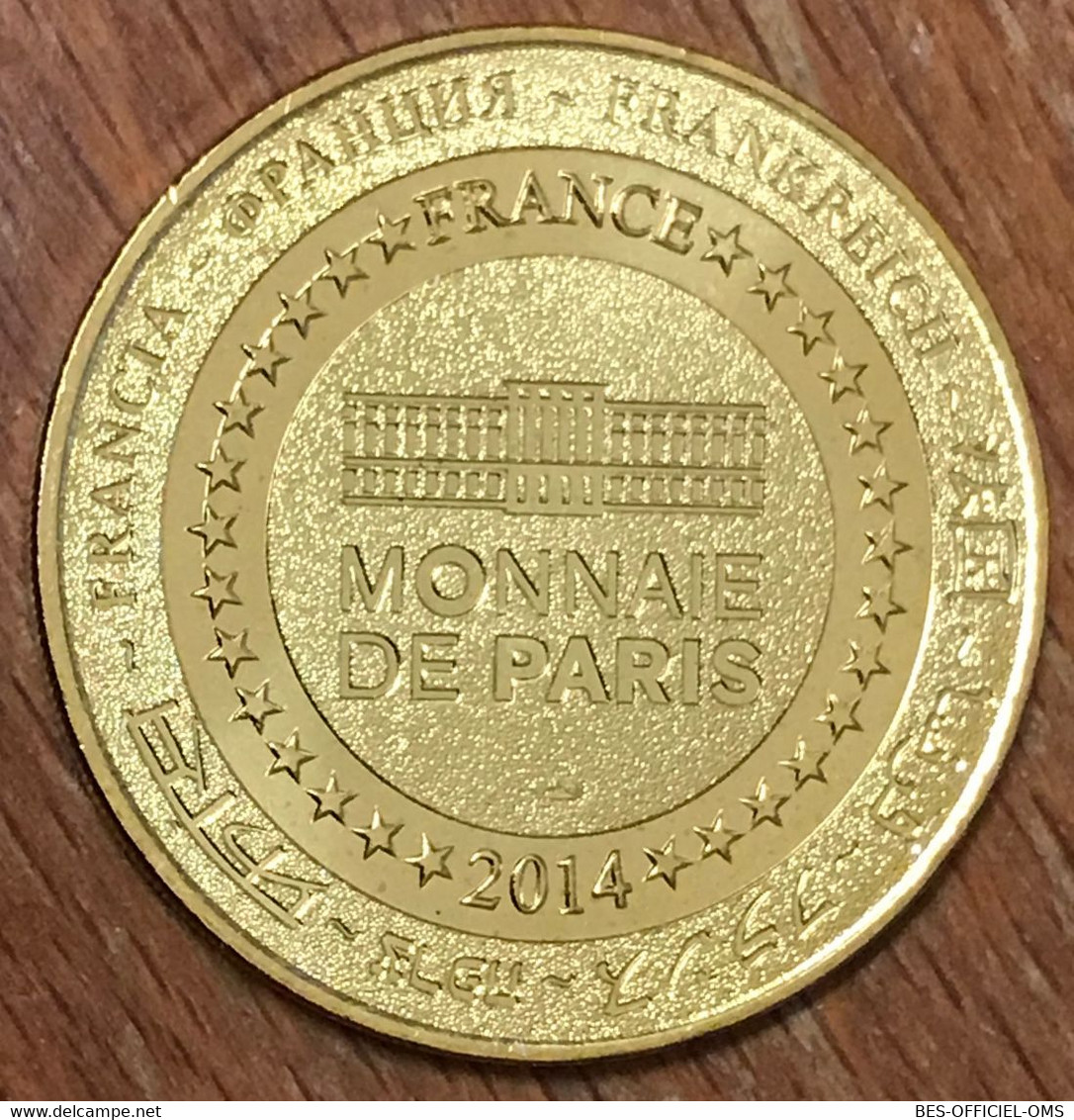 60 PLAILLY PARC ASTERIX FALBALA MDP 2014 MÉDAILLE SOUVENIR MONNAIE DE PARIS JETON TOURISTIQUE MEDALS COINS TOKENS - 2014