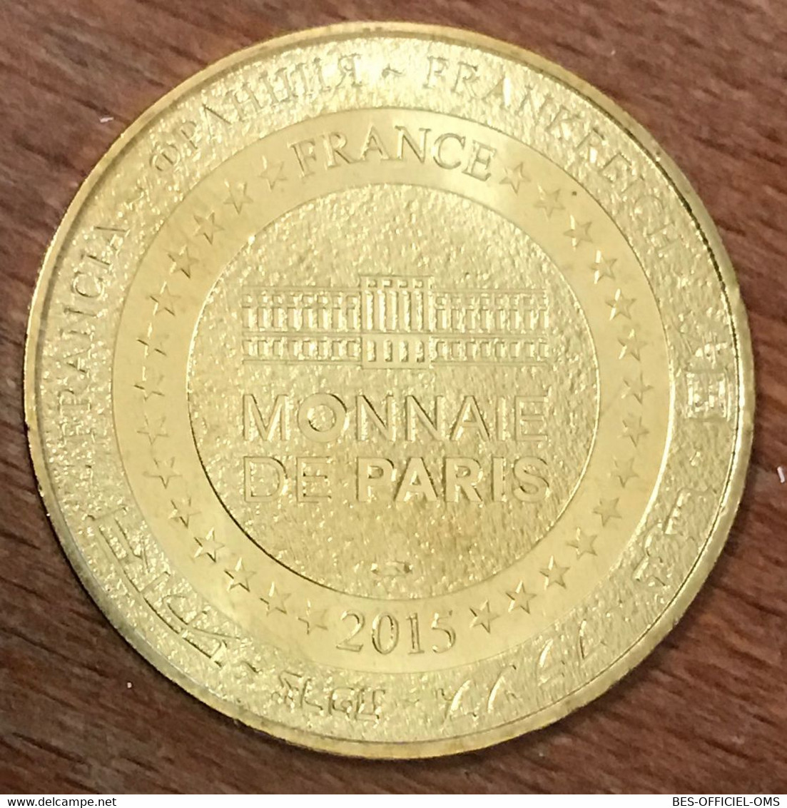 60 PLAILLY PARC ASTERIX OBELIX MDP 2015 MÉDAILLE SOUVENIR MONNAIE DE PARIS JETON TOURISTIQUE MEDALS COINS TOKENS - 2015