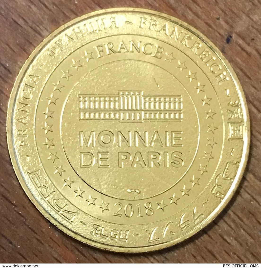 60 PLAILLY PARC ASTERIX OBELIX MDP 2018 MÉDAILLE SOUVENIR MONNAIE DE PARIS JETON TOURISTIQUE MEDALS COINS TOKENS - 2018
