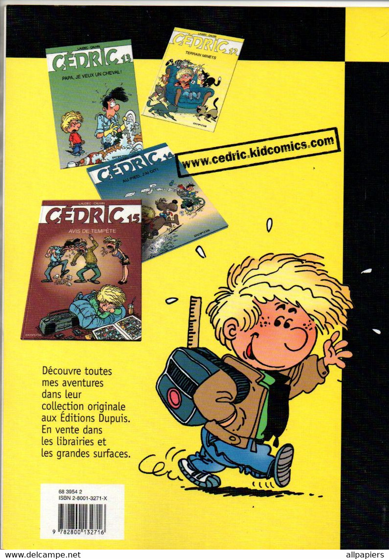 Bande Dessinée Souple Cédric 12 Terrain Minets Par Laudec-Cauvin Collection Pirate En 2002 - Cédric