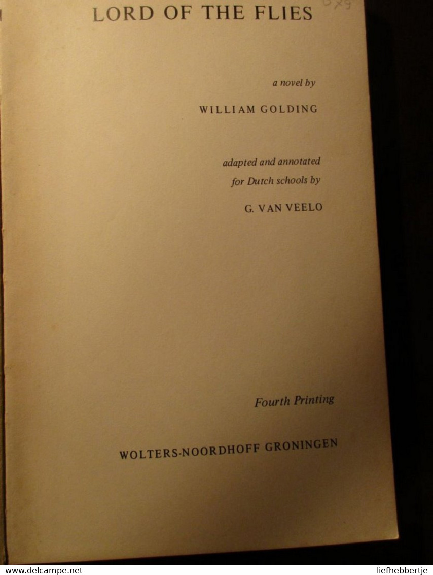 Lord Of The Flies - By W. Golding - 1969 - Autres & Non Classés