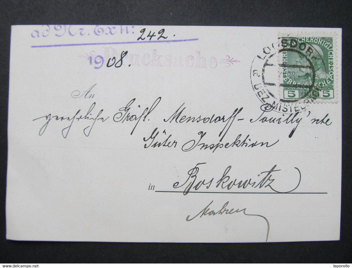 AK LOOSDORF FALLBACH Mistelbach 1908  //////   D*48433 - Mistelbach