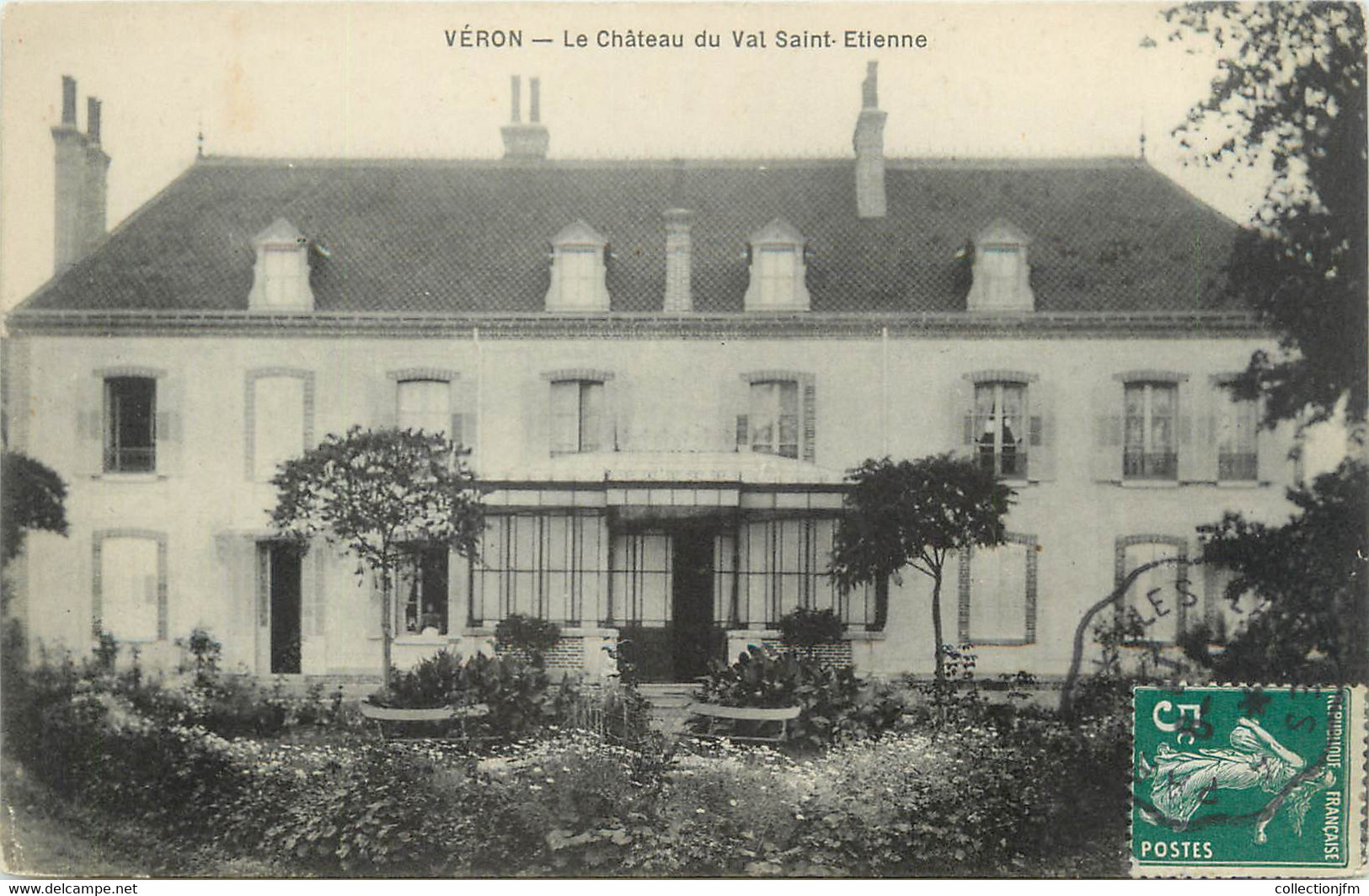 CPA FRANCE 89 "Veron, Le Château Du Val Saint Etienne" - Veron