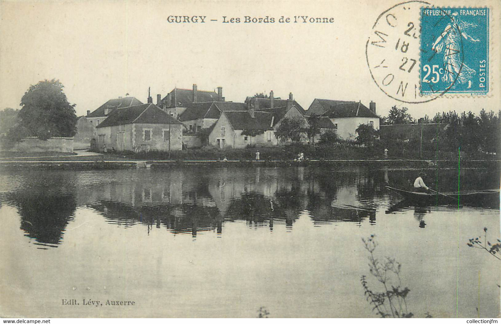 CPA FRANCE 89 "Gurgy, Les Bords De L'Yonne " - Gurgy