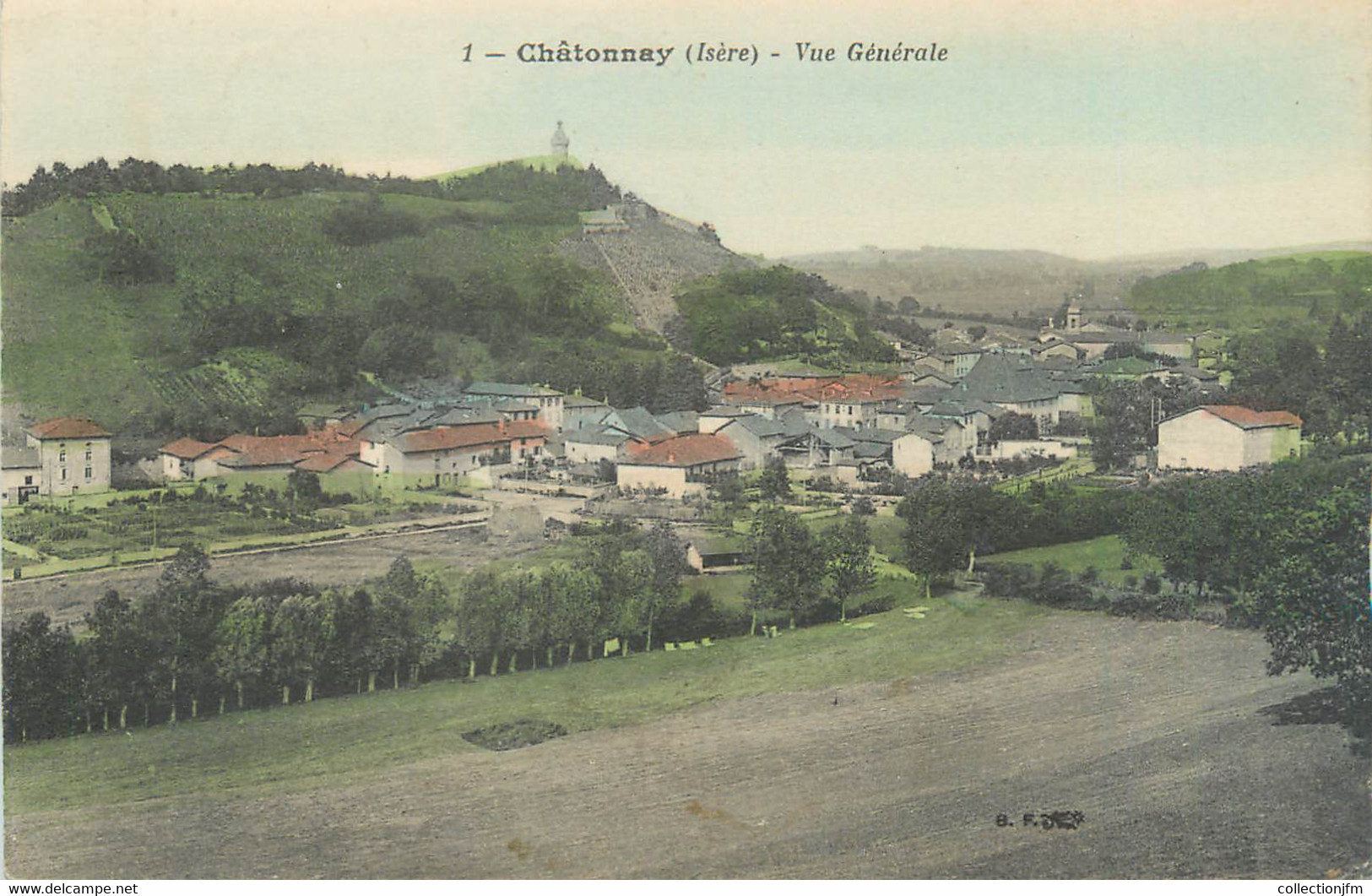 CPA FRANCE 38 "Chatonnay, Vue Générale" - Châtonnay