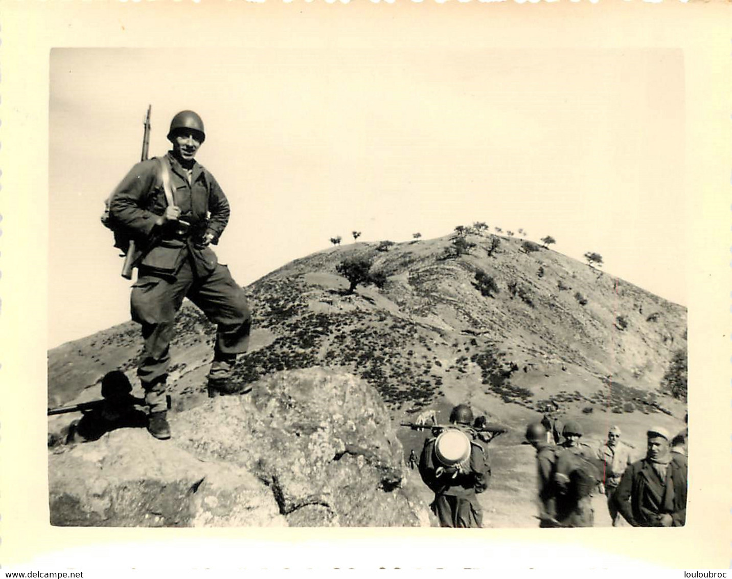 GUERRE D'ALGERIE TAZEROUT 1955 PHOTO ORIGINALE 11 X 8 CM - Krieg, Militär