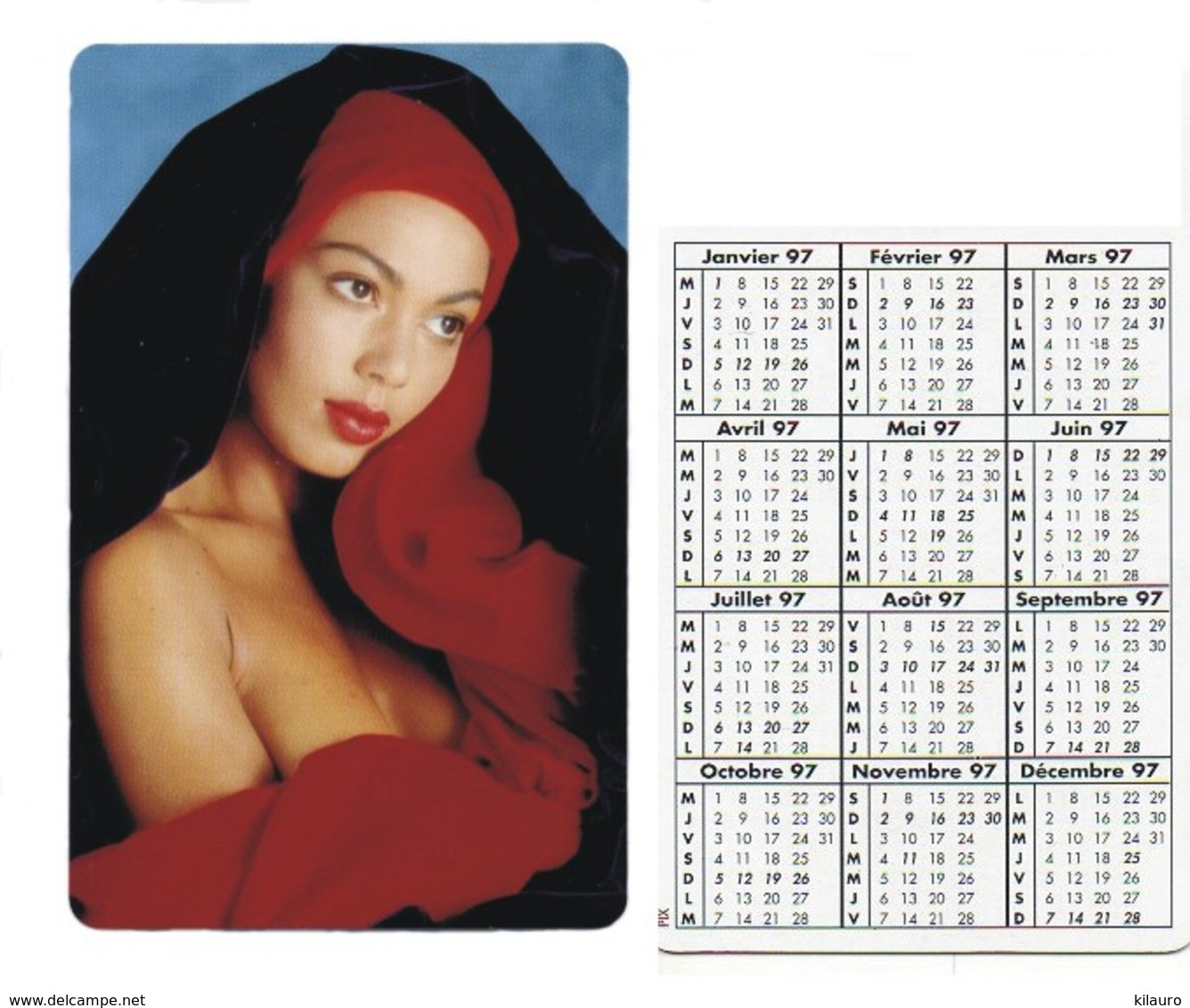 Carte Calendrier Femme Fatale Stella - Otros & Sin Clasificación