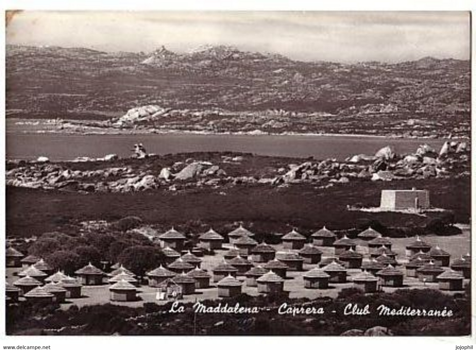 La Maddalena Caprera - Club Méditerranée - Circulé 1959 - Olbia