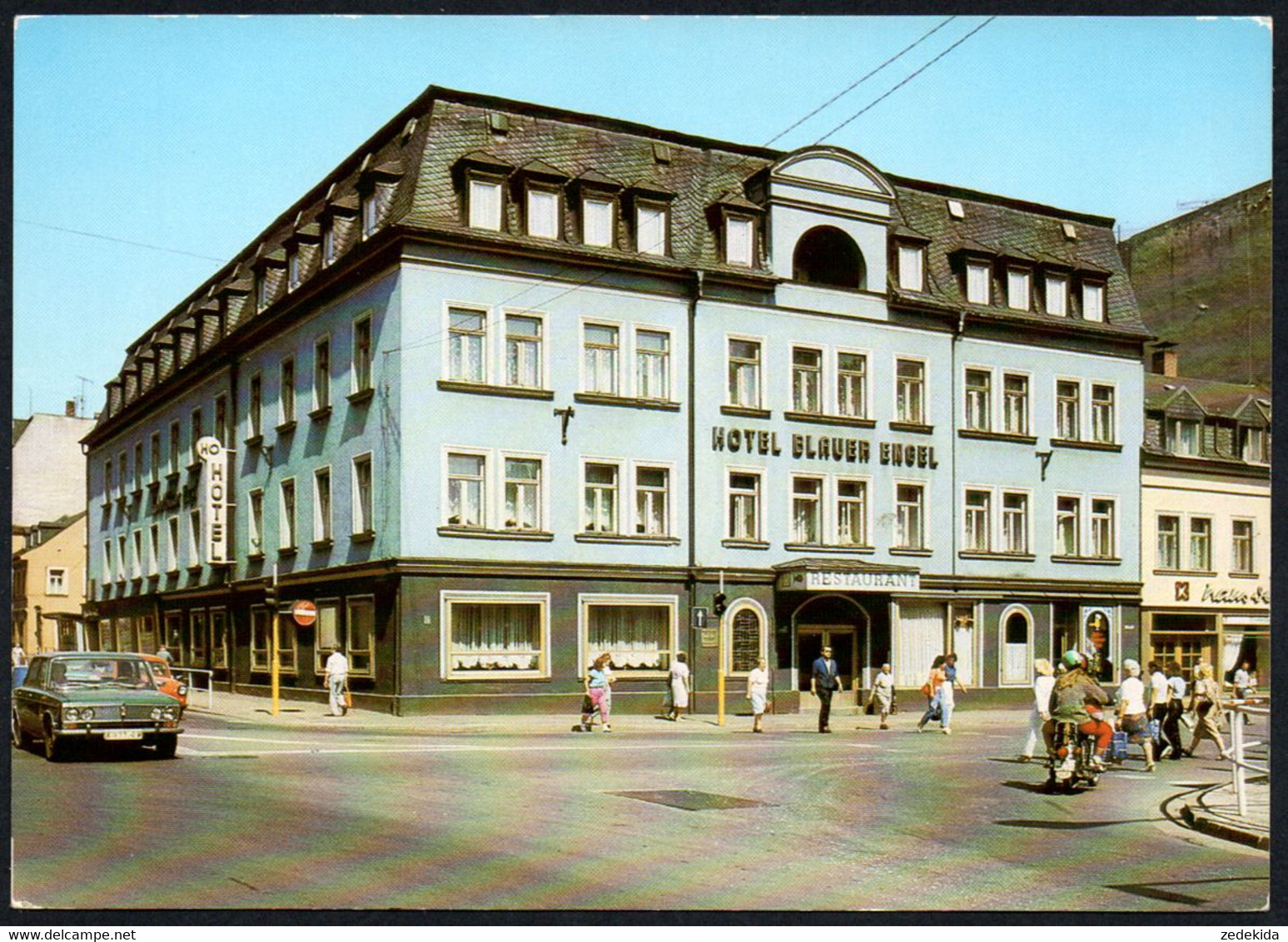 E8602 - Aue Hotel Blauer Engel - Bild Und Heimat Reichenbach - Aue