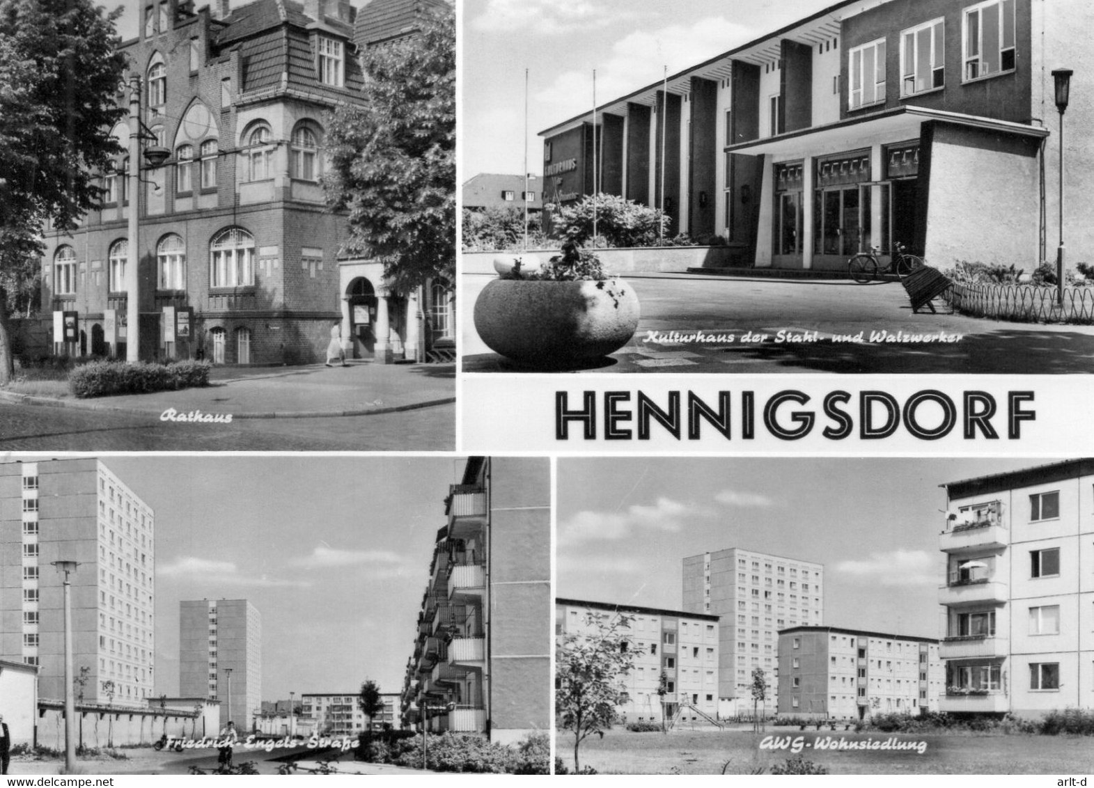 DC5755 - Ak Hennigsdorf Neubauten U.a. - Henningsdorf