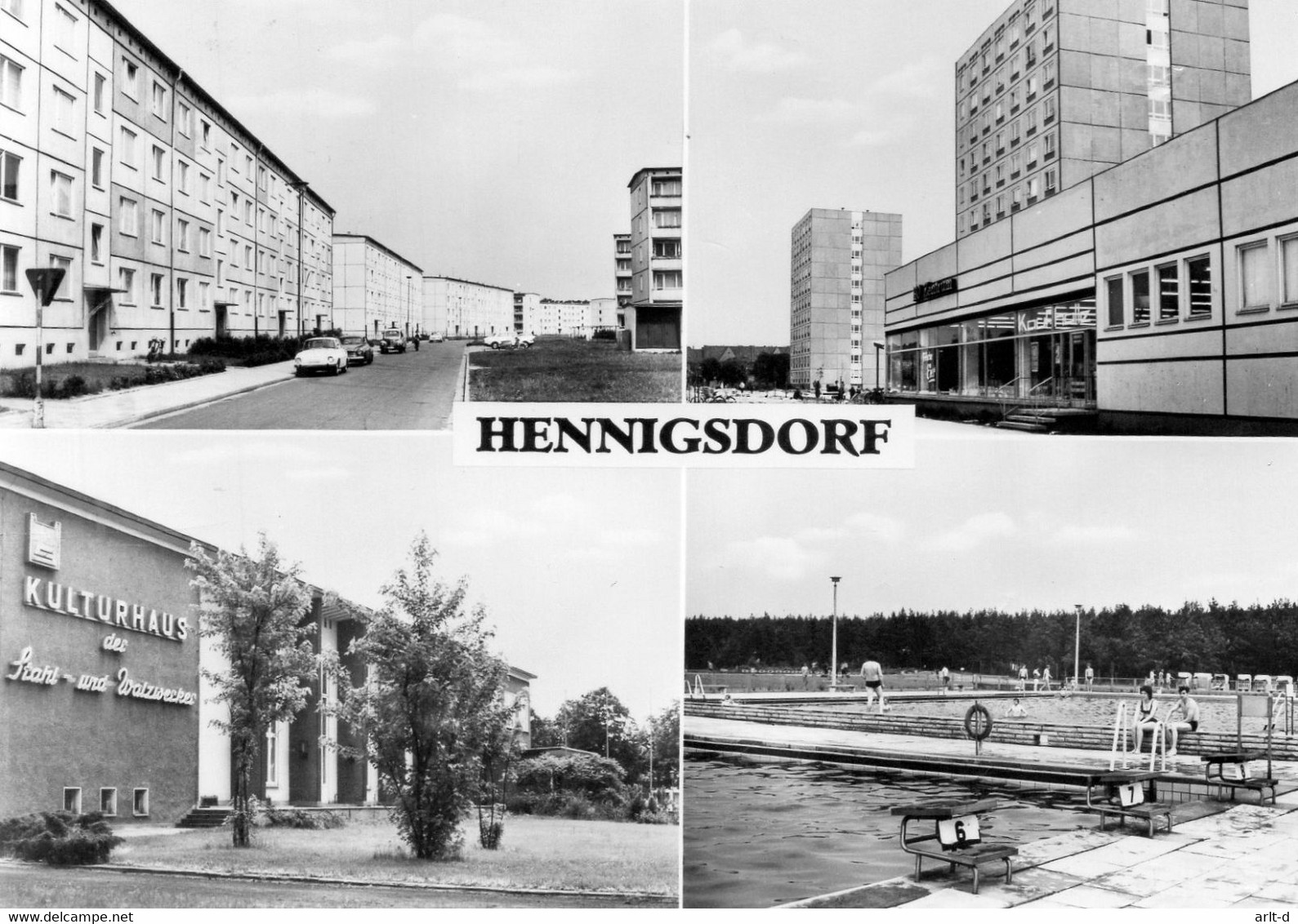 DC5756 - Ak Hennigsdorf Neubauten U.a. - Henningsdorf