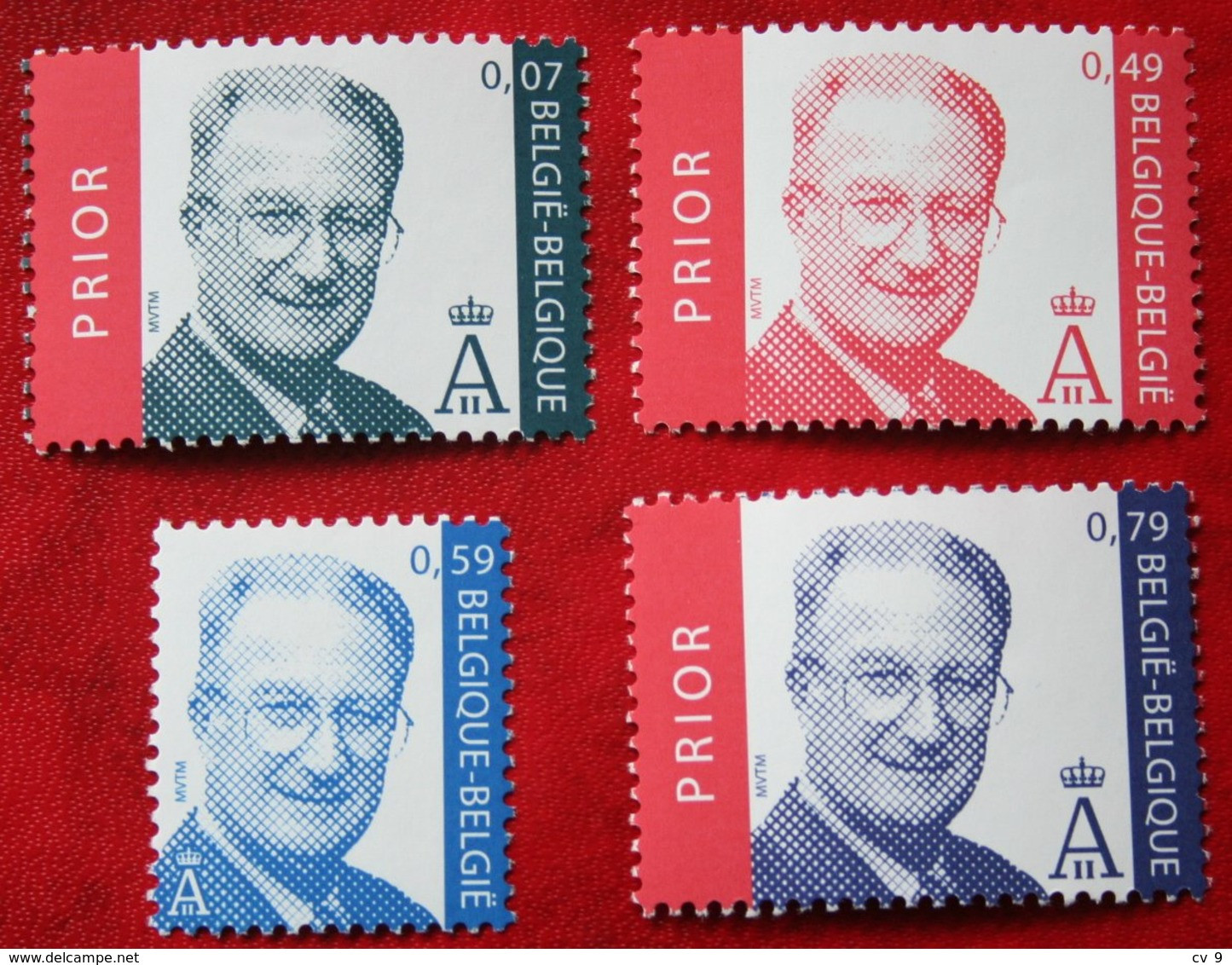 Koning Albert II OBC N° 3131-3134 (Mi 3181-3184) 2002 POSTFRIS MNH ** BELGIE BELGIEN / BELGIUM - Ongebruikt