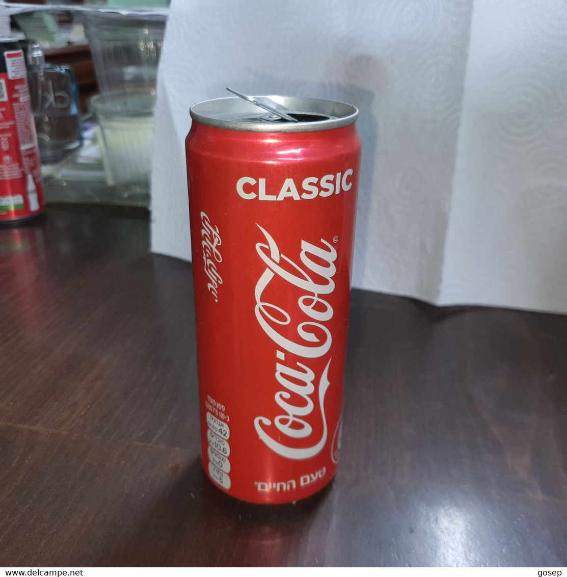 Israel-coca Cola-(330mil)-used - Scatole E Lattine In Metallo