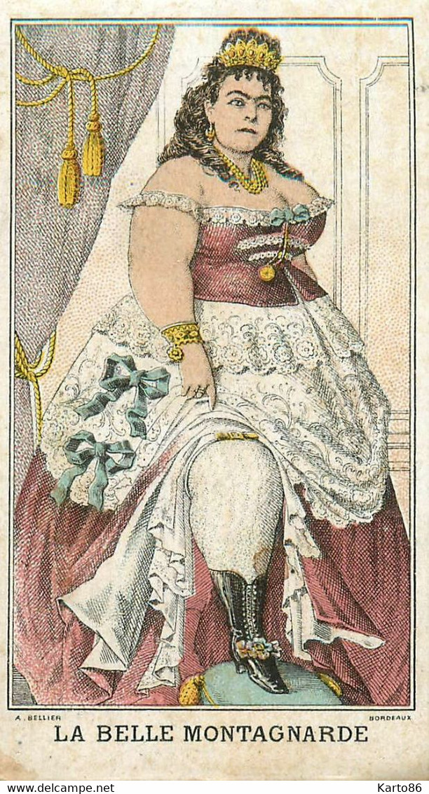 LA BELLE MONTAGNARDE * Carte à Jouer * Jeu De Cartes XIXème ? XVIII ? * Illustré Illustrateur - Playing Cards